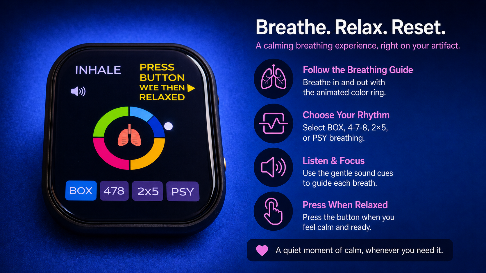 Breathe, Relax, Reset